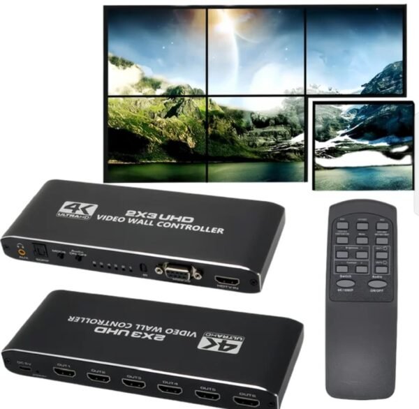 Controlador Para Video Wall De 6 Pantallas