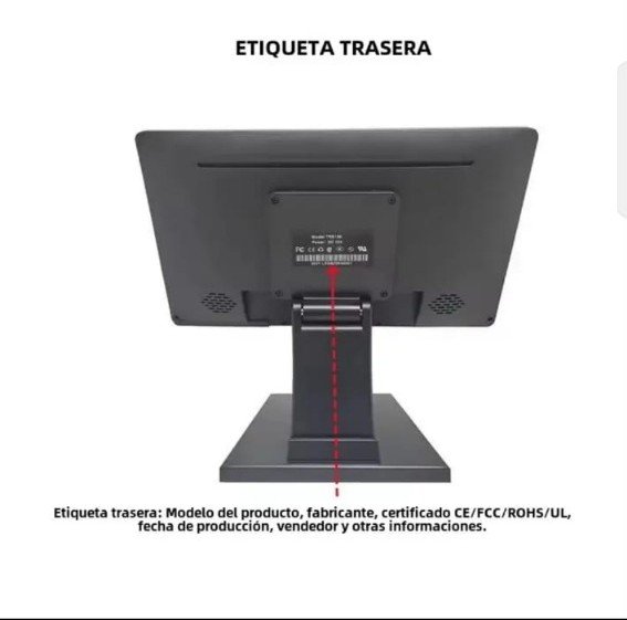 Monitor Táctil de 15.6 "