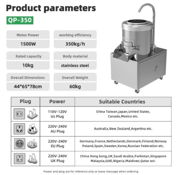 Peladora Y Lavadora De papa