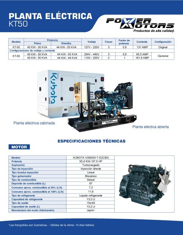 KT50_Ficha_Tecnica-01 Planta Eléctrica KT50
