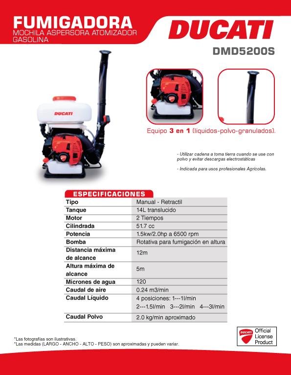 FUMIGADORA DMD5200S